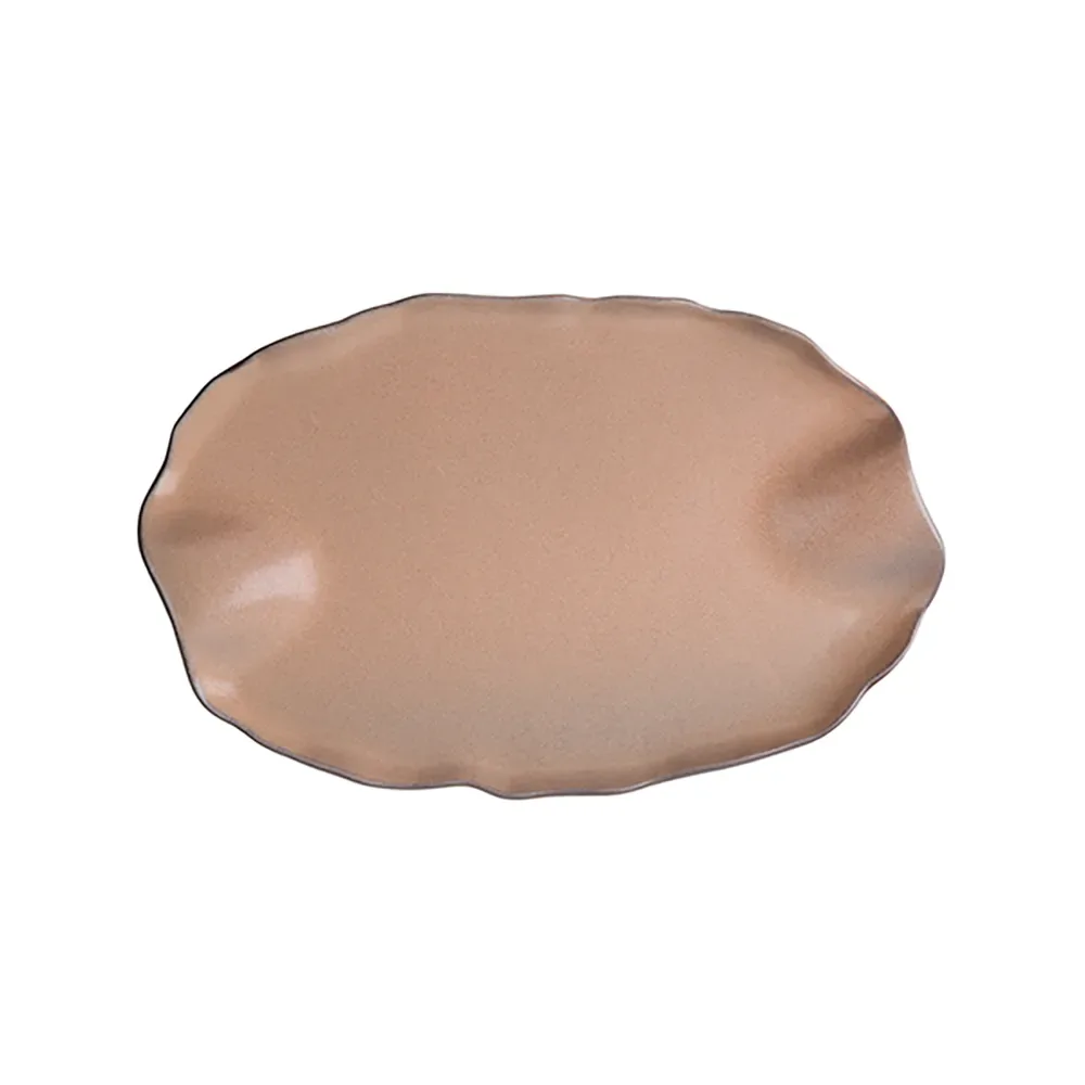 Taupe Sonnet Platter 33 cm