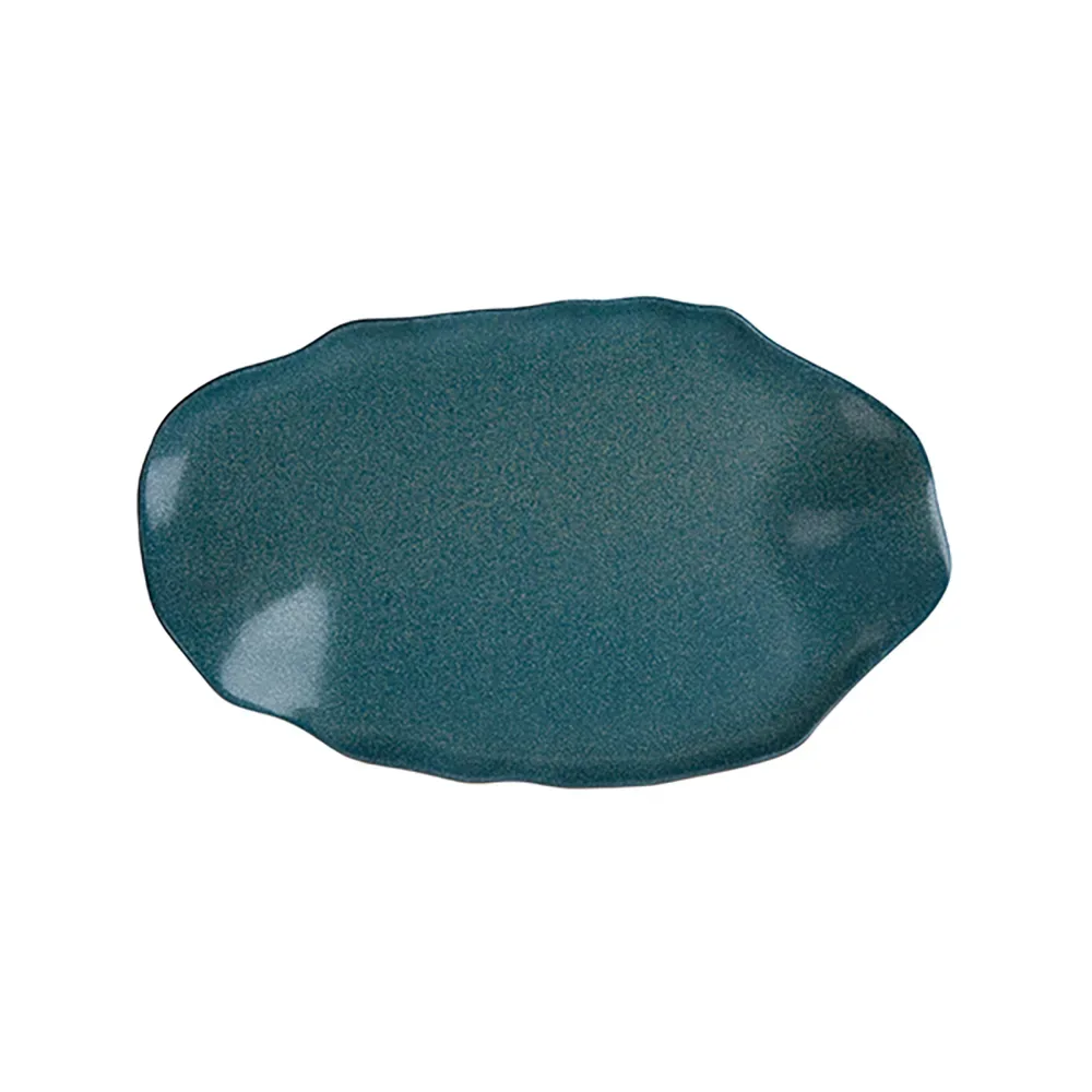 Teal Sonnet Platter 33 cm