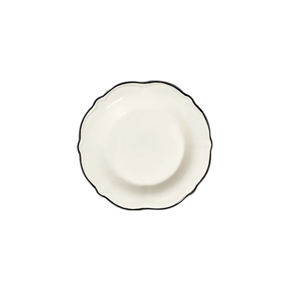 Black Line Fulya Deep Plate 15 cm