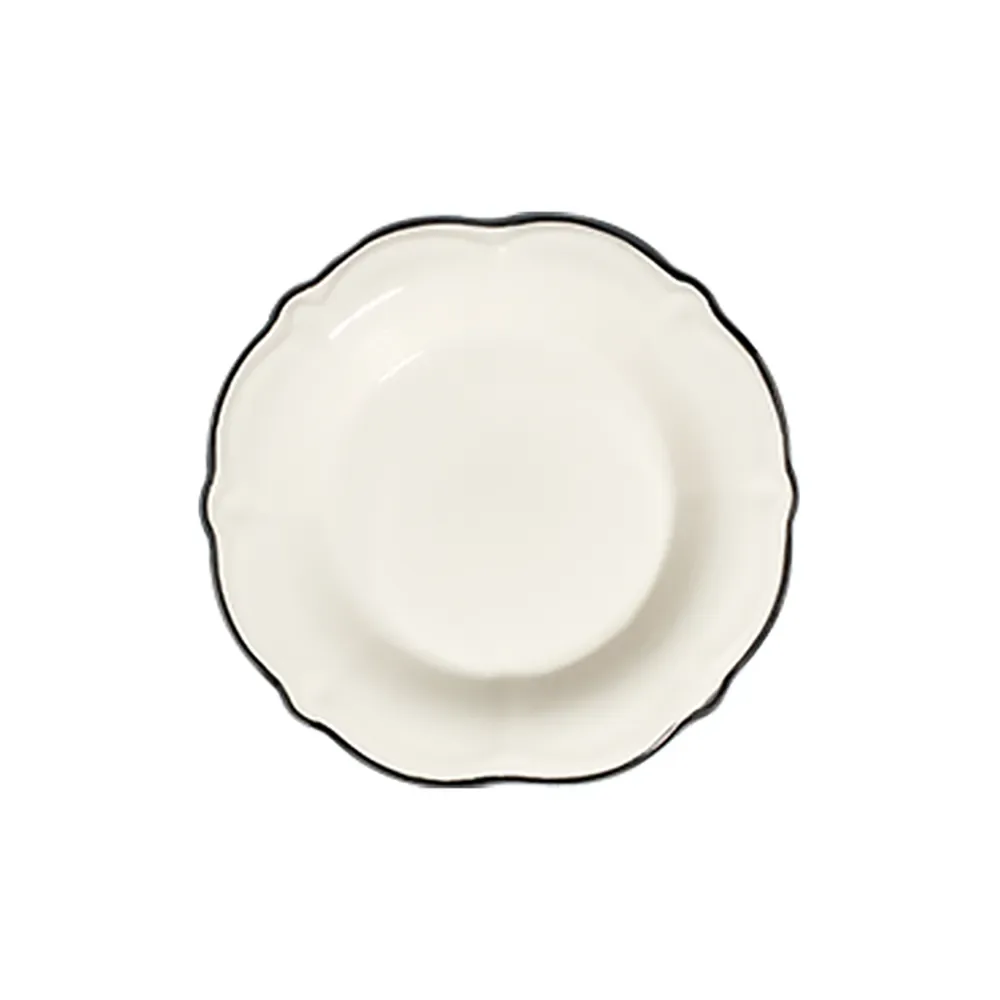 Black Line Fulya Deep Plate 22 cm