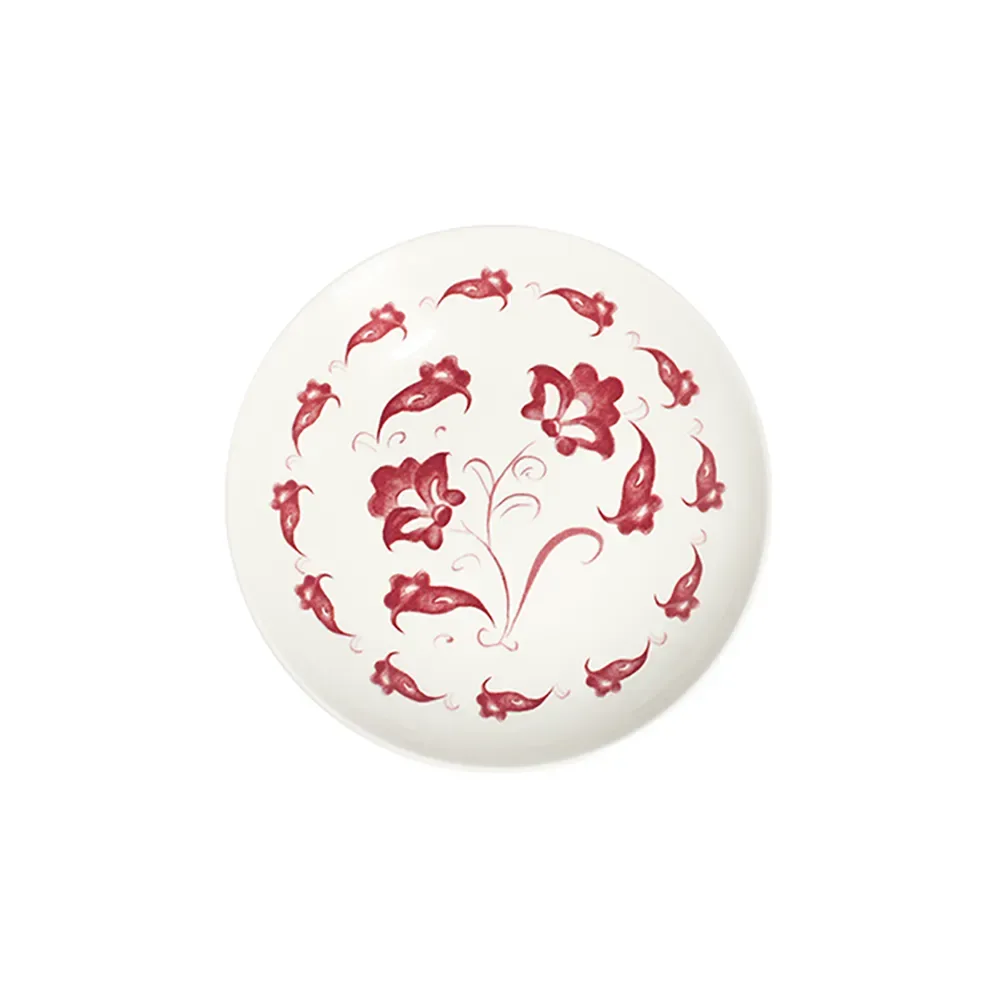 Eden Red Tuval Deep Plate 20 cm