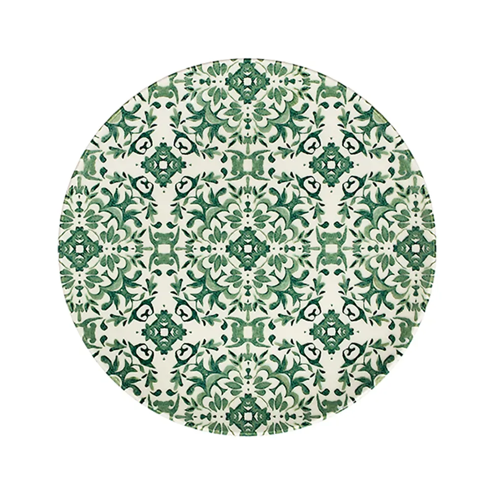 Garden Allover Tuval Flat Plate 28 cm