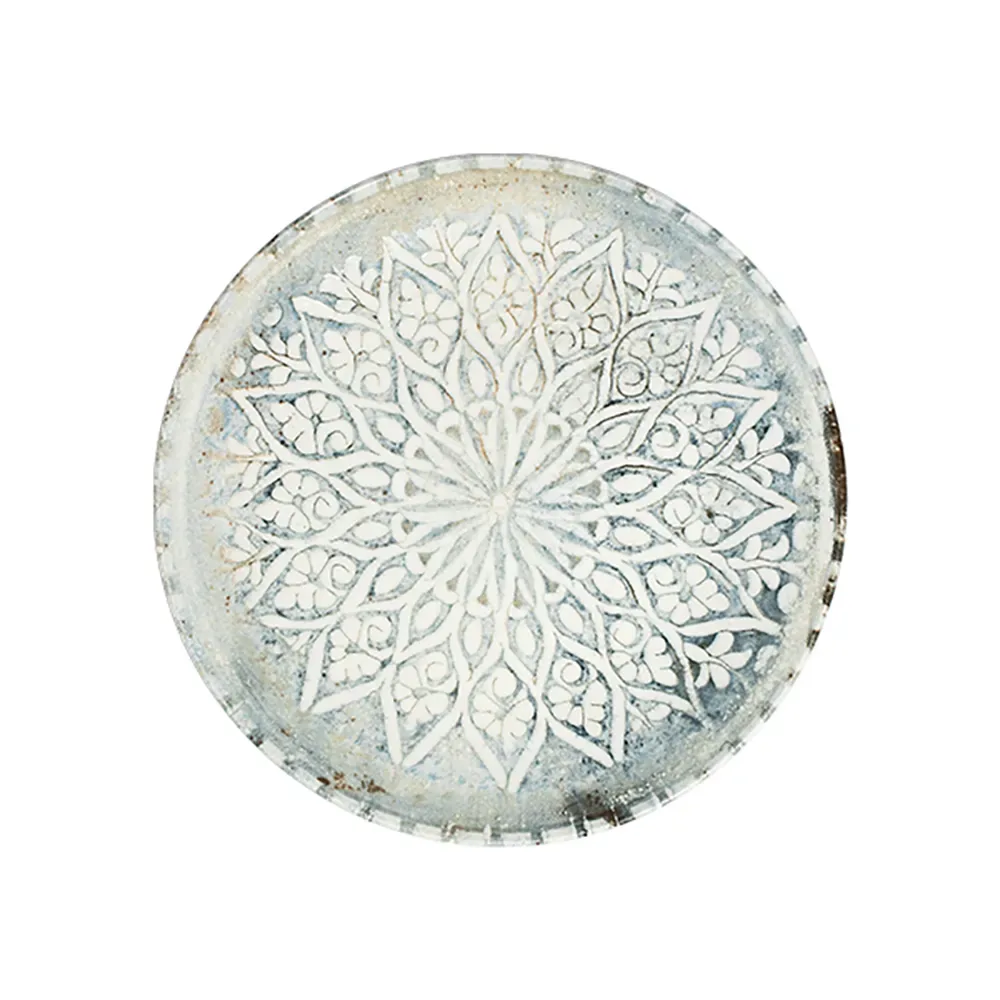 Granada Grey Tuval Flat Plate 25 cm