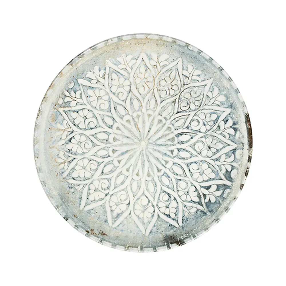 Granada Grey Tuval Flat Plate 28 cm