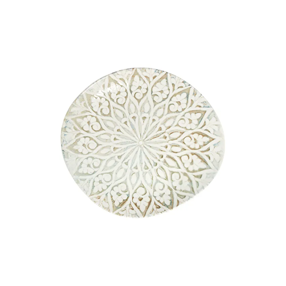 Granada Sand Pebble Flat Plate 21 cm