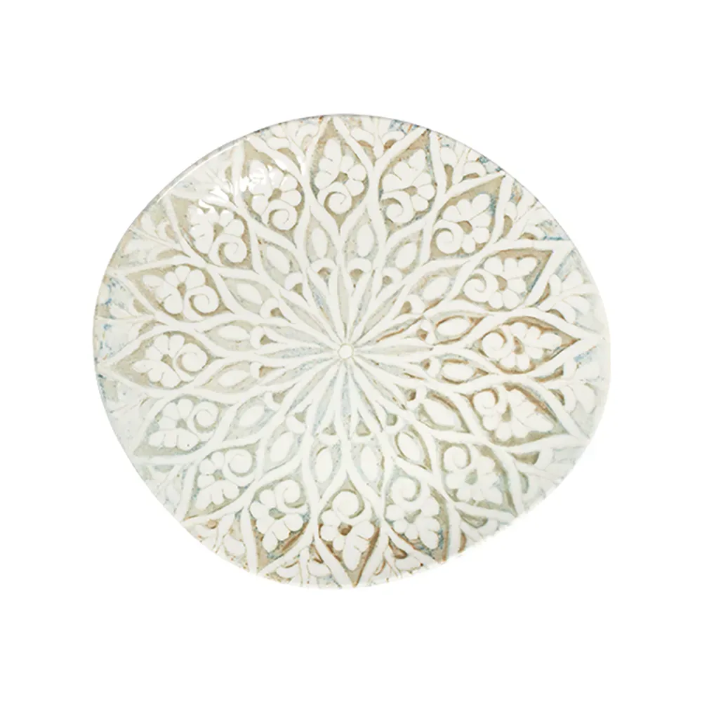 Granada Sand Pebble Flat Plate 27 cm