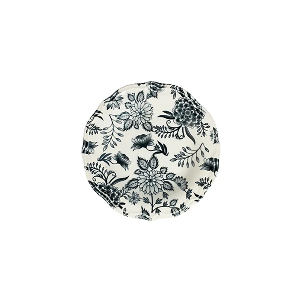 Herba Black Fulya Çukur Tabak 17 cm