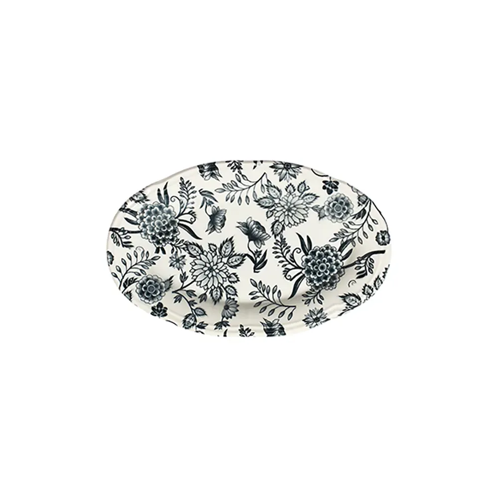 Herba Black Fulya Oval Kayık 21 cm