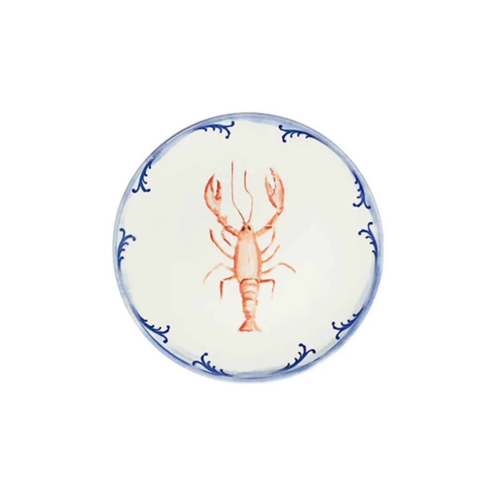 Lobster Blue Tuval Flat Plate 20 cm
