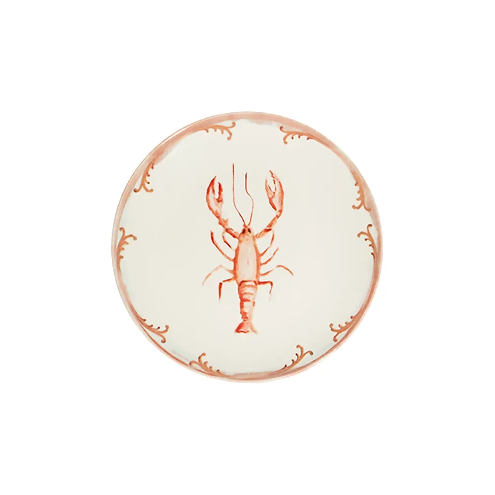 Lobster Coral Tuval Flat Plate 20 cm