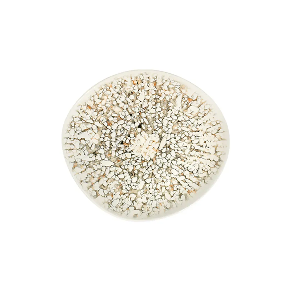 Mosaic Sand Pebble Flat Plate 21 cm