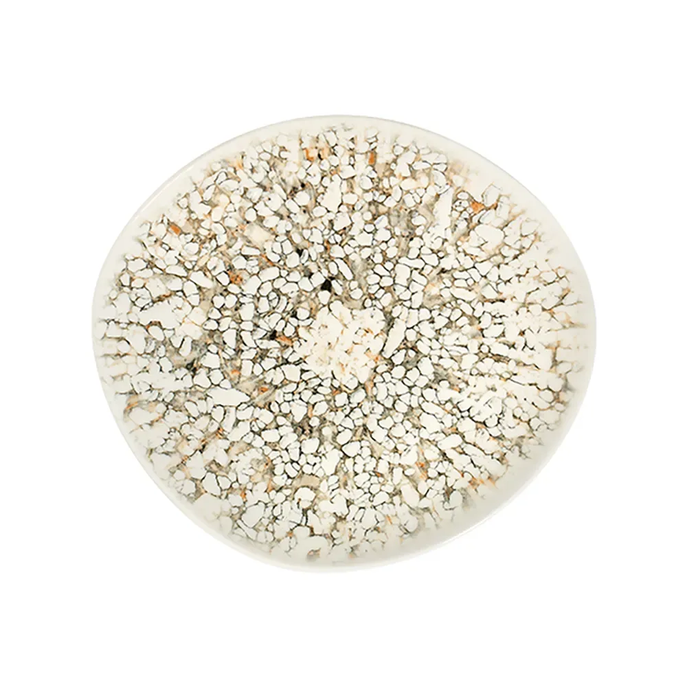Mosaic Sand Pebble Flat Plate 27 cm