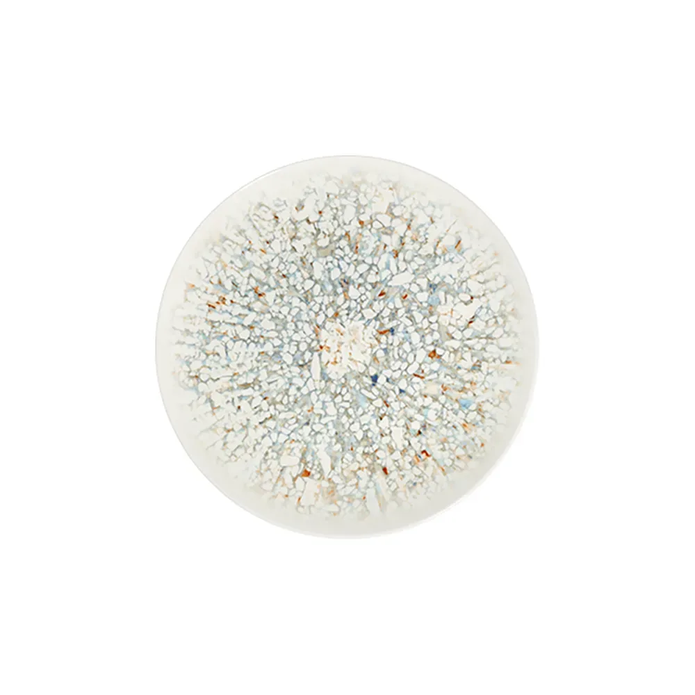 Mosaic Turquoise Tuval Flat Plate 20 cm