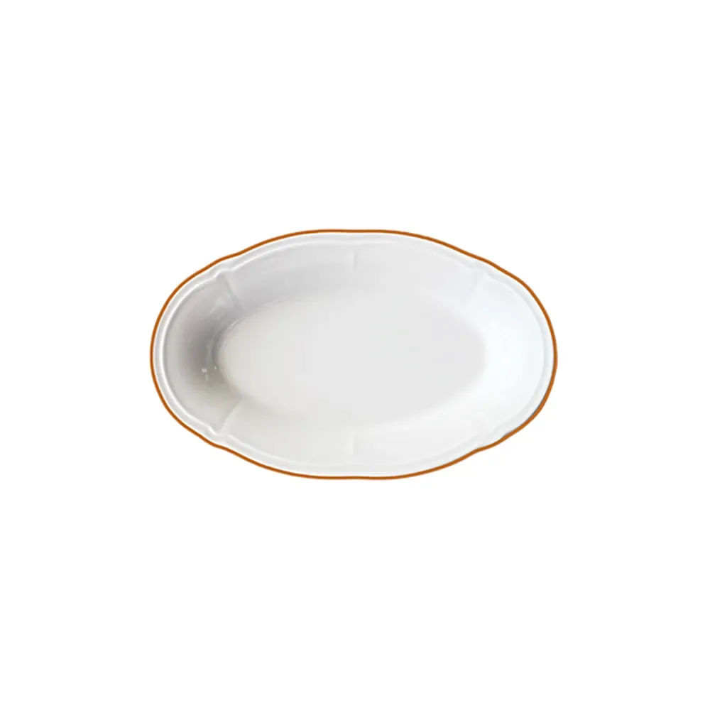 Mustard Line Fulya Oval Platter 21 cm