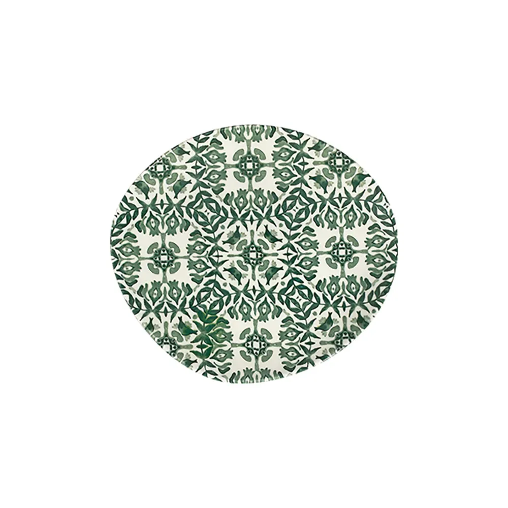 Seville Green Pebble Flat Plate 21 cm