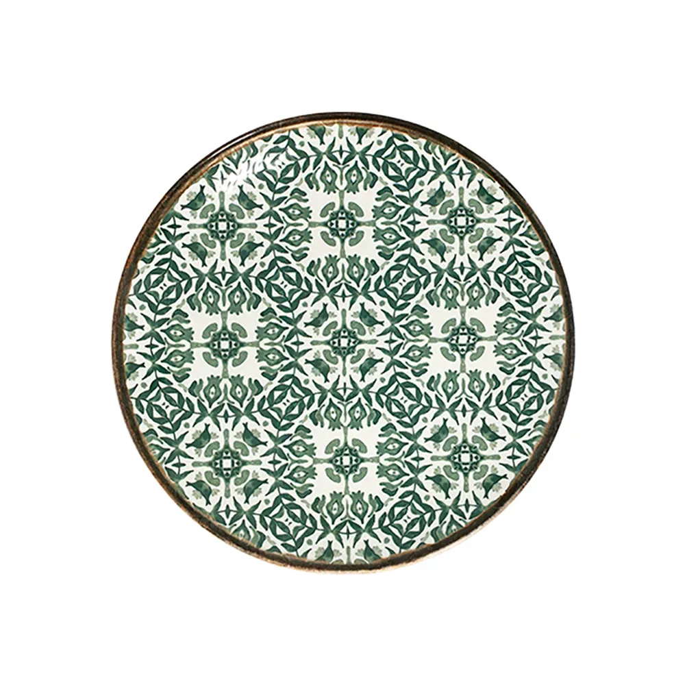 Seville Green Tuval Flat Plate 25 cm