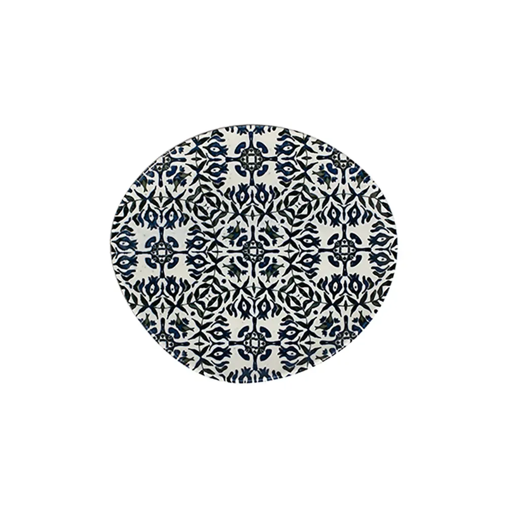 Seville Navy Pebble Flat Plate 21 cm