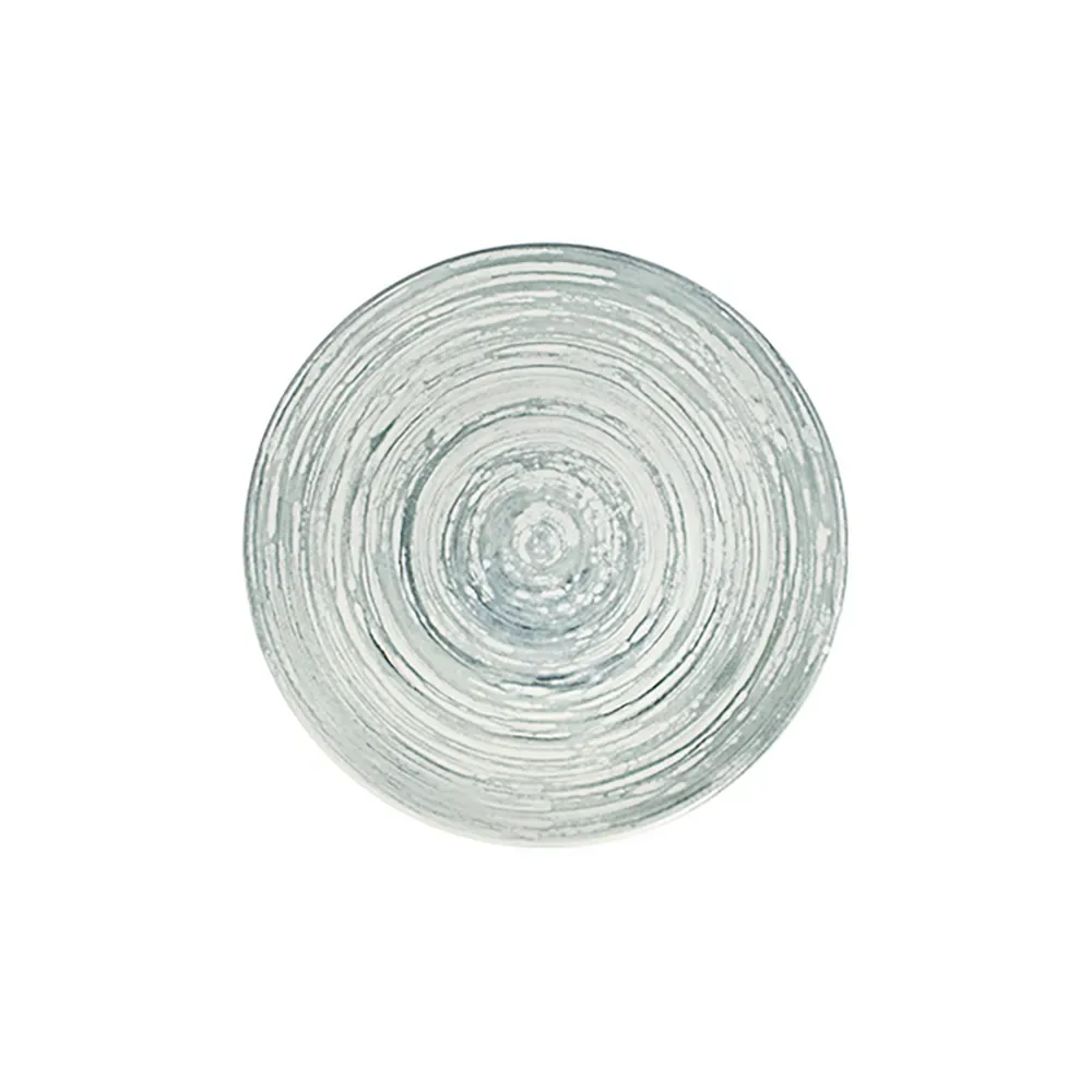Swirl Grey Tuval Flat Plate 20 cm