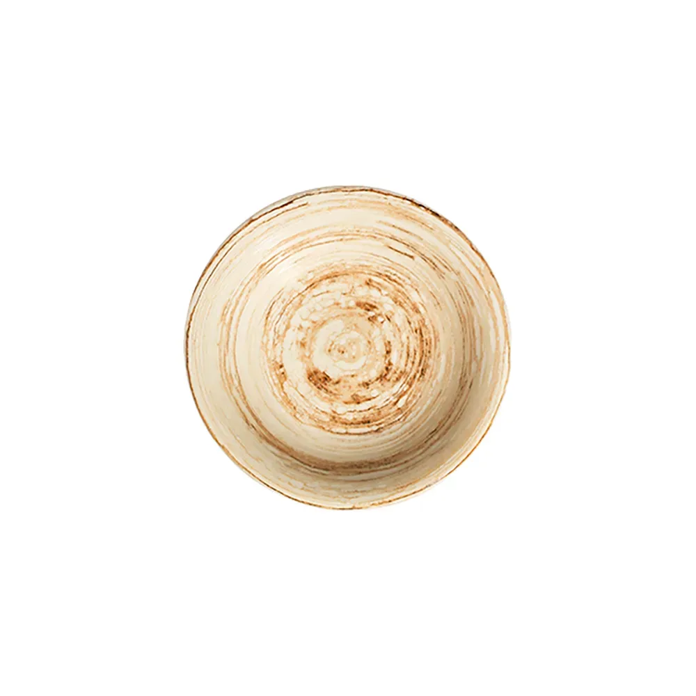 Swirl Mustard Tuval Bowl 17 cm