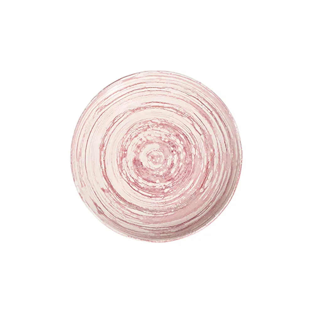 Swirl Pink Tuval Deep Plate 20 cm